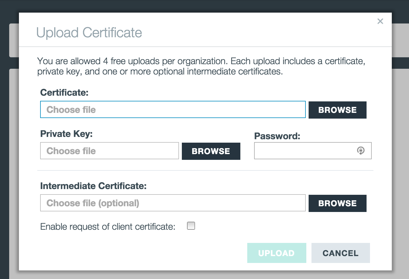 Bluemix ssl