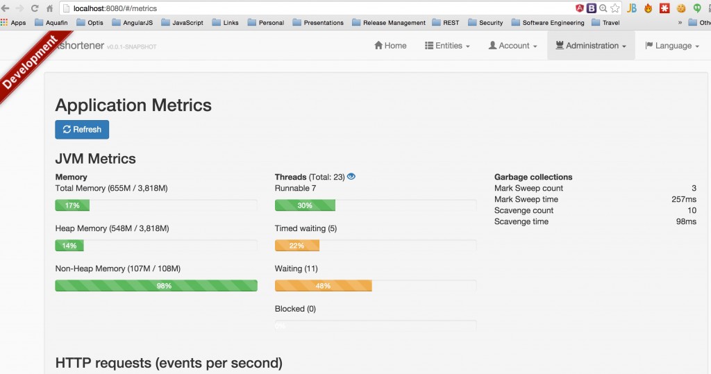 Monitor your application status with Metrics
